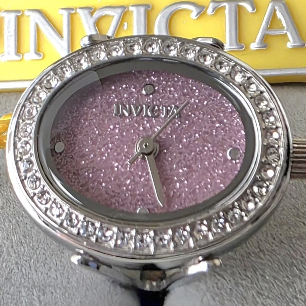 NEW Invicta Mini Angel Women's Ring‎ Watch - 24mm, Silver (49595) #0567